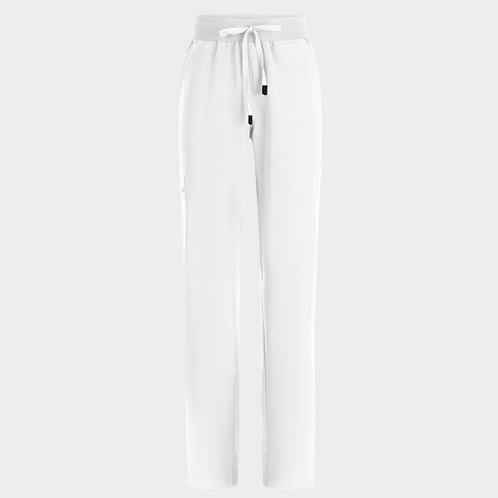 Pantaloni medicali de damă MAURI, culoare albă, mărimea XS