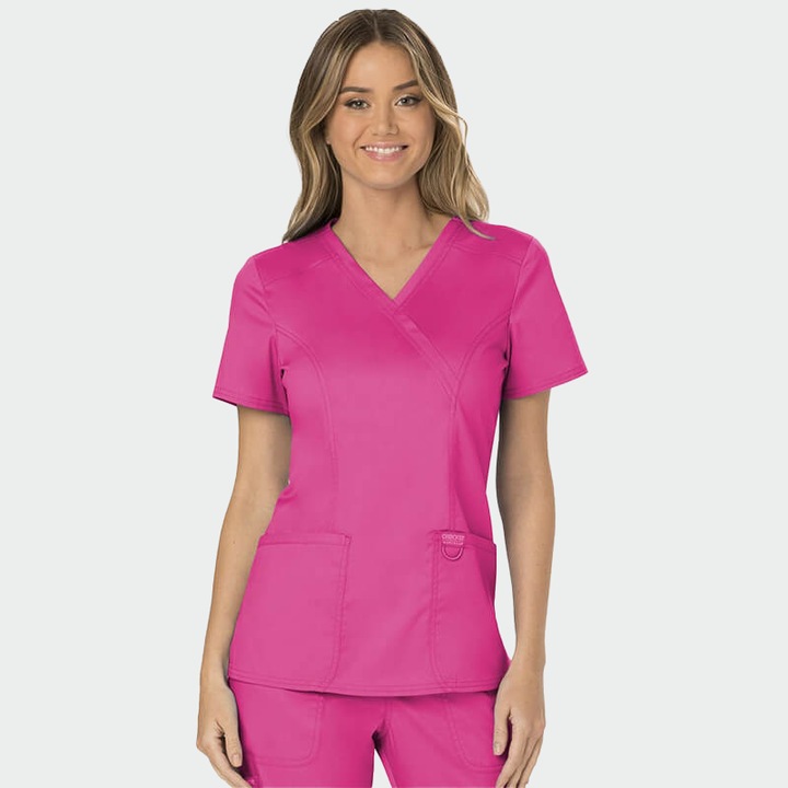 Tunică medicală de damă REVOLUTION WWE610, culoare Roz, mărime S