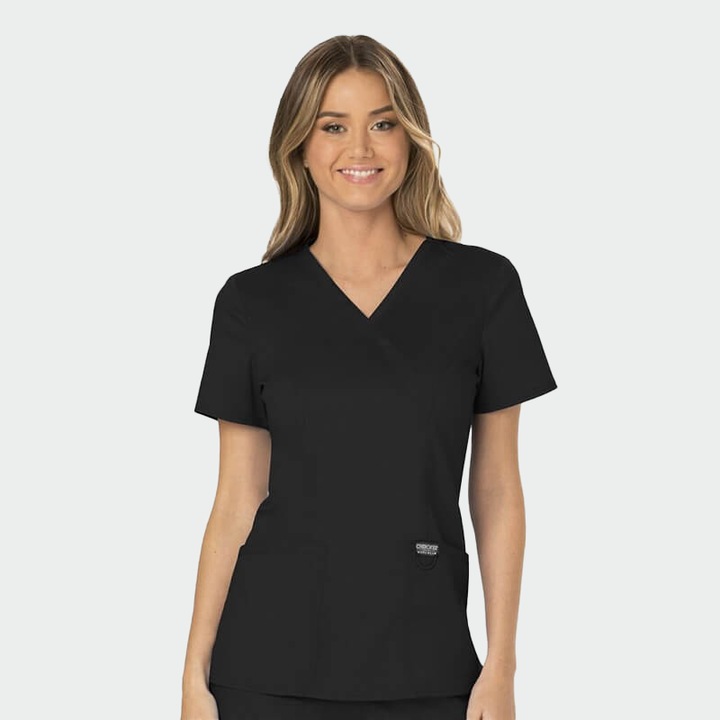 Tunică medicală de damă REVOLUTION WWE610, culoare Negru, mărimea S