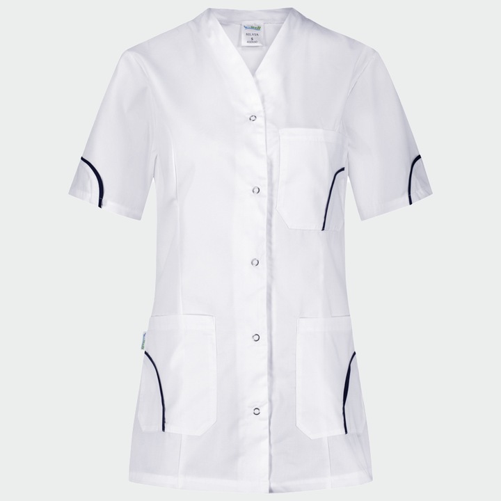 Tunică medicală de damă SILVIA, Bwell, M, Alb