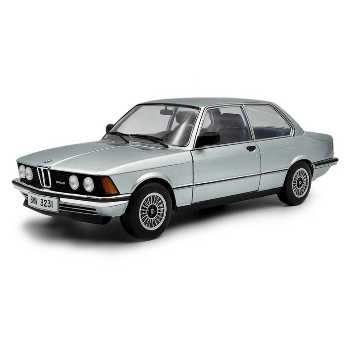 Macheta auto BMW E21 323I, Saphirblau metallic, 1980, 1:18, Solido
