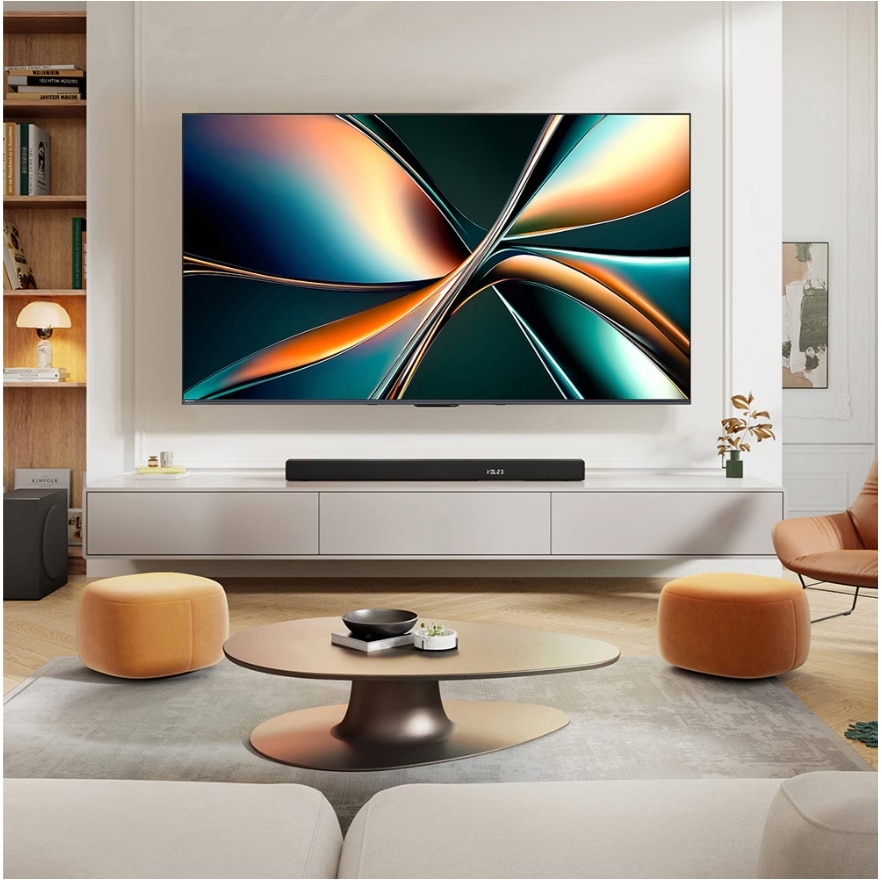 Televizor MiniLED ULED Hisense 165 cm 65" 65U7Q, Ultra HD 4K, Smart TV, WiFi, CI+