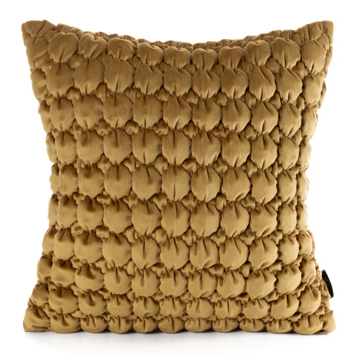 Fata de perna VELVET193 45 x 45 cm Eurofirany galben mustar