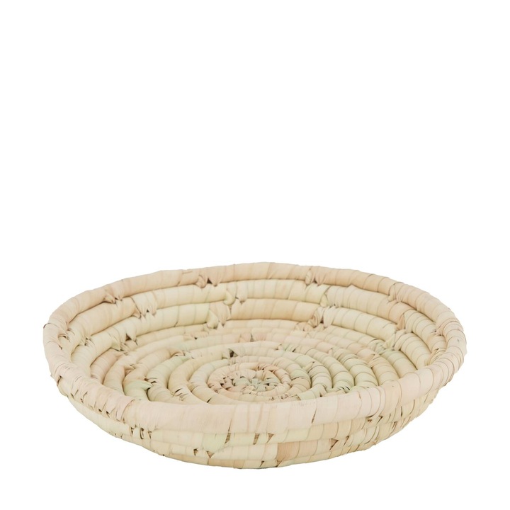 Tava, Dijk, 18x4 cm, Bej, Din Iarba De Mare Naturala, Impletita Manual, Usoara Si Durabila, Suport Universal Pentru Obiecte Si Decoratiuni, Ideala Pentru Stil Boho Si Scandinav