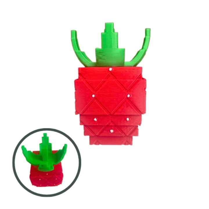 Figurina Elder Strawberry, Lulu's Prints, Grow a Garden, multicolor, 54x54x78 mm