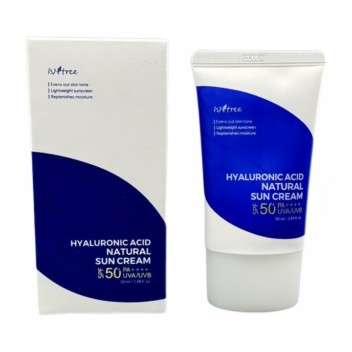 Слънцезащитен крем, Isntree, SPF50+, 50 мл, лека текстура, водоустойчив