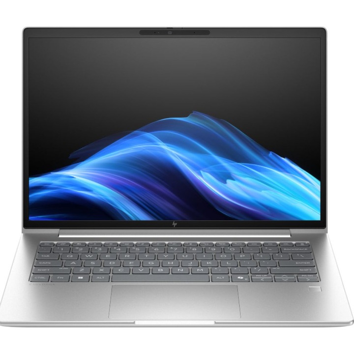 Лаптоп HP EliteBook 6 G1i 14 AI с Intel Core Ultra 7 255U (1.7/5.2GHz, 12M), 32 GB, 2 TB M.2 NVMe SSD, Intel Graphics 4 Core, Windows 11 Pro, Сребрист