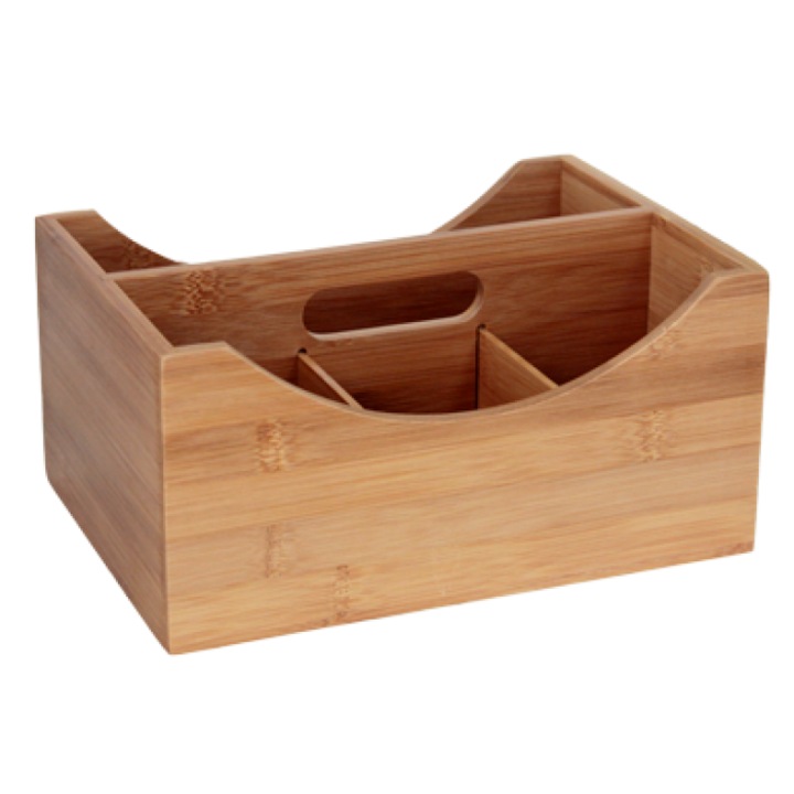 Suport cu 4 compartimente oliviere, tacamuri si servetele 25x18x12 cm