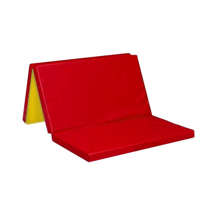 Saltea de gimnastica, Kids, Set 3 piese, 150x100x5 cm, Colorata