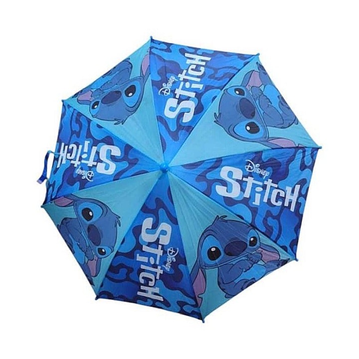 Gyerek esernyő, automata, többszínű, 78 cm átmérőjű, varrásos