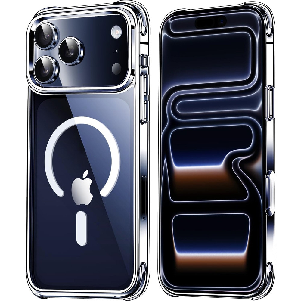 Husa pentru telefon 17 Pro, MingZhi, antimagnetica, transparenta, compatibila cu iPhone 17 Pro