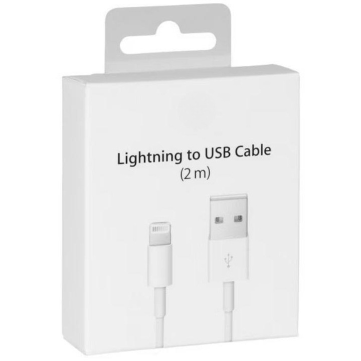 Cablu de date Lightning la USB 2m, Nicerpro, compatibil cu iPhone 5-8 Plus, X-XS Max, incarcare convenabila