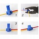 4 bucati Rezistori / Anulator Eroare Bec Led de 50 W 6 Ohm pentru autovehicul LED SMD Indicator Error Code Fix, pentru indicator LED, LED placuta de inmatriculare, DRL, cu 8 cleme rapide de cablu