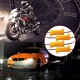 4 bucati Rezistori / Anulator Eroare Bec Led de 50 W 6 Ohm pentru autovehicul LED SMD Indicator Error Code Fix, pentru indicator LED, LED placuta de inmatriculare, DRL, cu 8 cleme rapide de cablu