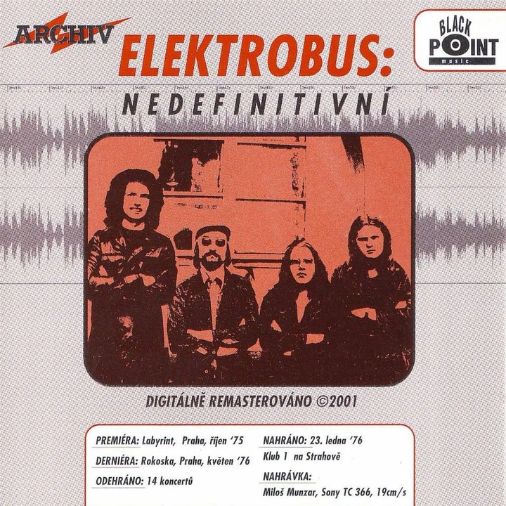CD Nedefinitivni, Elektrobus, muzica ceha, plastic, 1 disc
