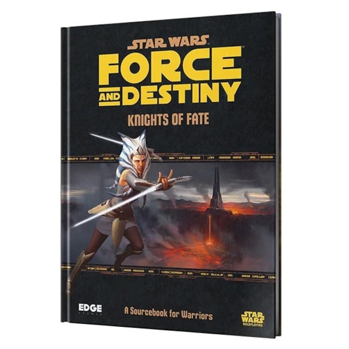 Joc de societate Star Wars RPG Knights of Fate - Supliment Force and Destiny pentru cariera Warrior, limba engleza, extensie