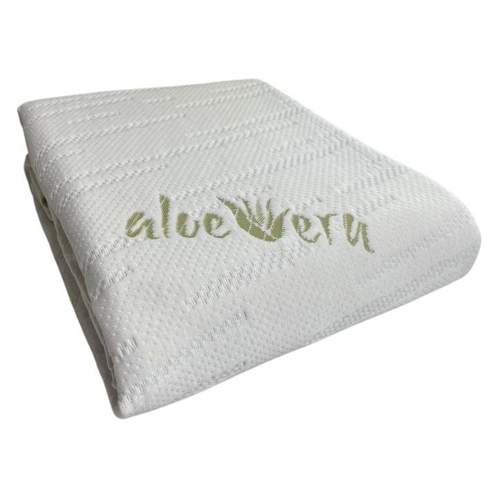 Puff matracvédő aloe verával 80x200
