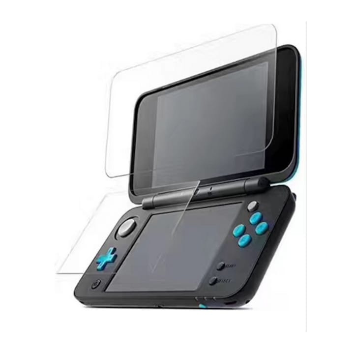2 db-os képernyővédő fólia készlet, 1 edzett üveg + 1 hidrogél, GLASS SCREEN PRO+, Nintendo 2DS XL kompatibilis