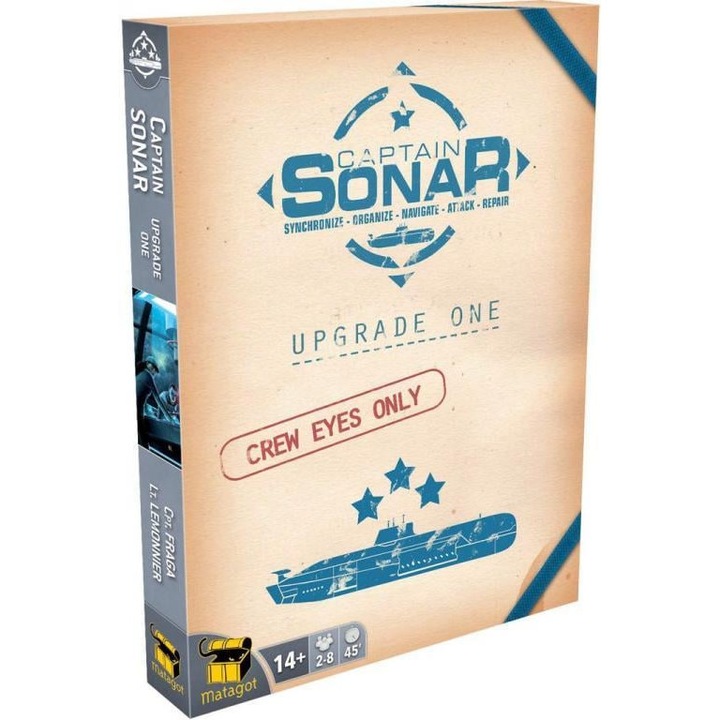 Настолна игра Captain Sonar: Upgrade One, английски език, разширение