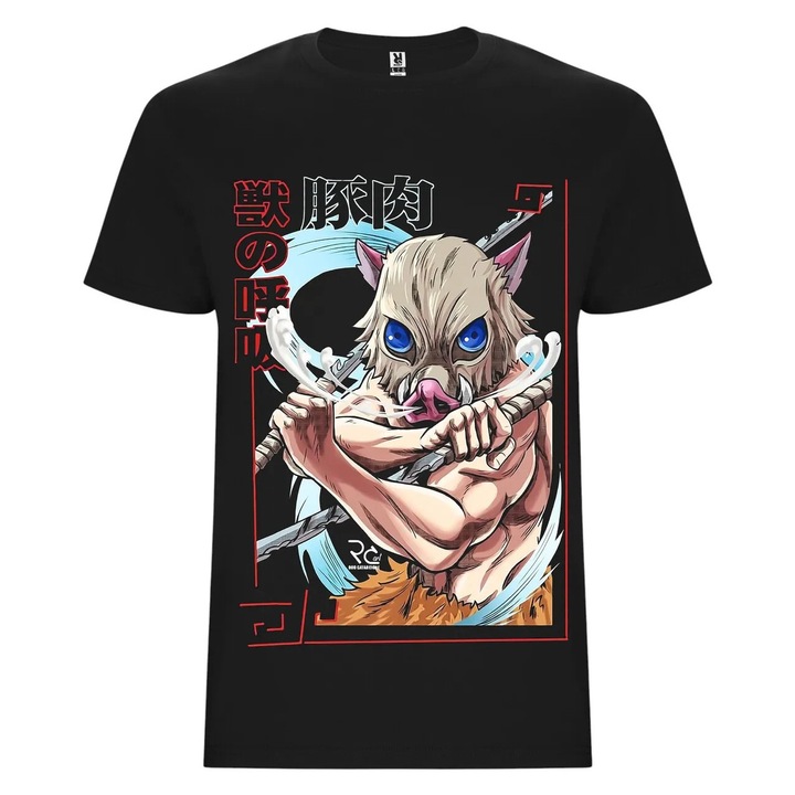 Demon Slayer pamut póló gyerekeknek, Többszínű, 122 CM