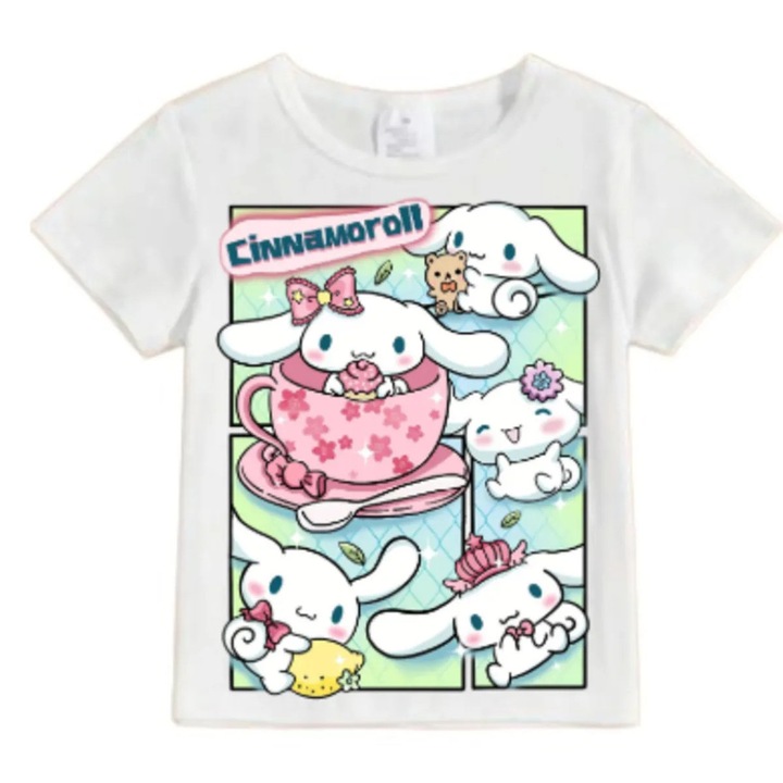 Hello Kitty polo, Többszínű, 122 CM