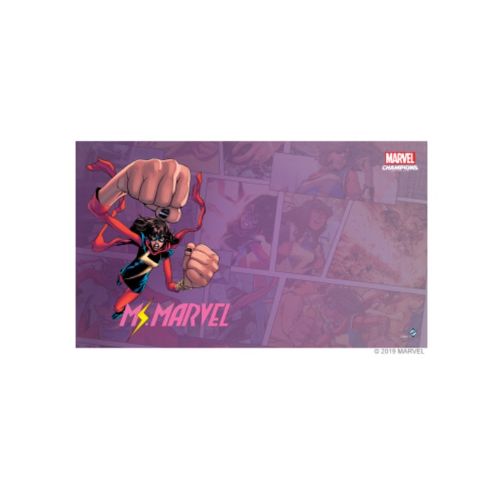 Accesoriu joc de societate Marvel Champions: Ms. Marvel Game Mat
