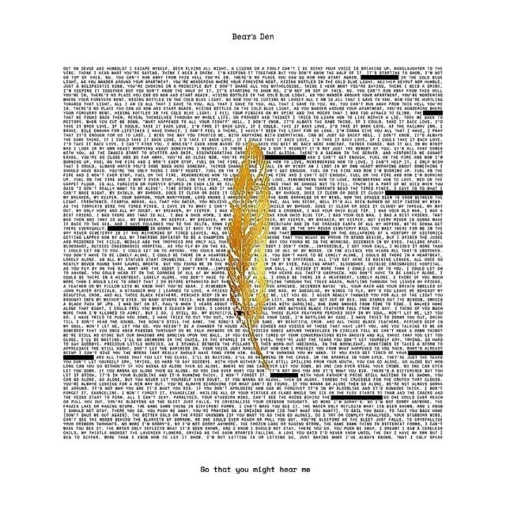 Bear's Den: So That You Might Hear Me - CD, folk, digisleeve
