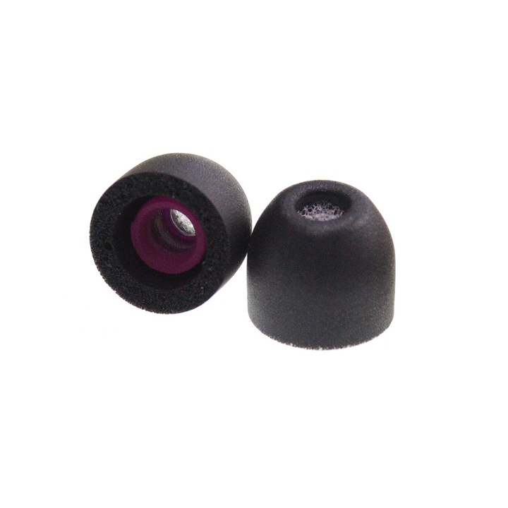 Комплект 2 броя накрайници от мемори пяна за слушалки Sony WF-1000XM5, XS, черен