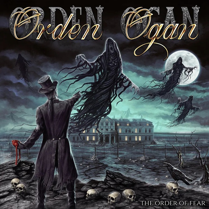 Album vinyl LP, Orden Ogan, Order Of Fear, vinyl transparent turcoaz
