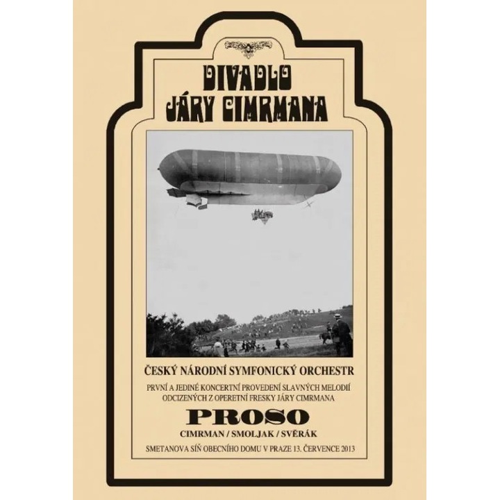 Divadlo Jary Cimrmana: Proso - CD+DVD, muzica, plastic