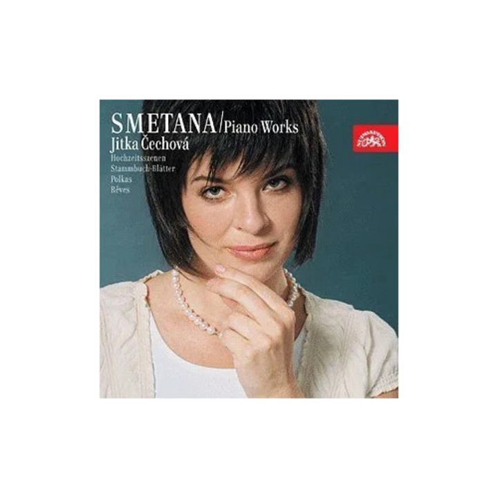 CD Клавирни произведения 2, Сметана Бедржих, Чехова Йитка, класическа музика, 1 диск, пластмаса