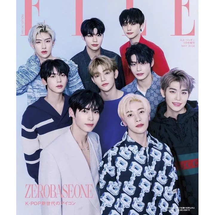 ELLE Japan: Zerobaseone, K-pop, 2024. május