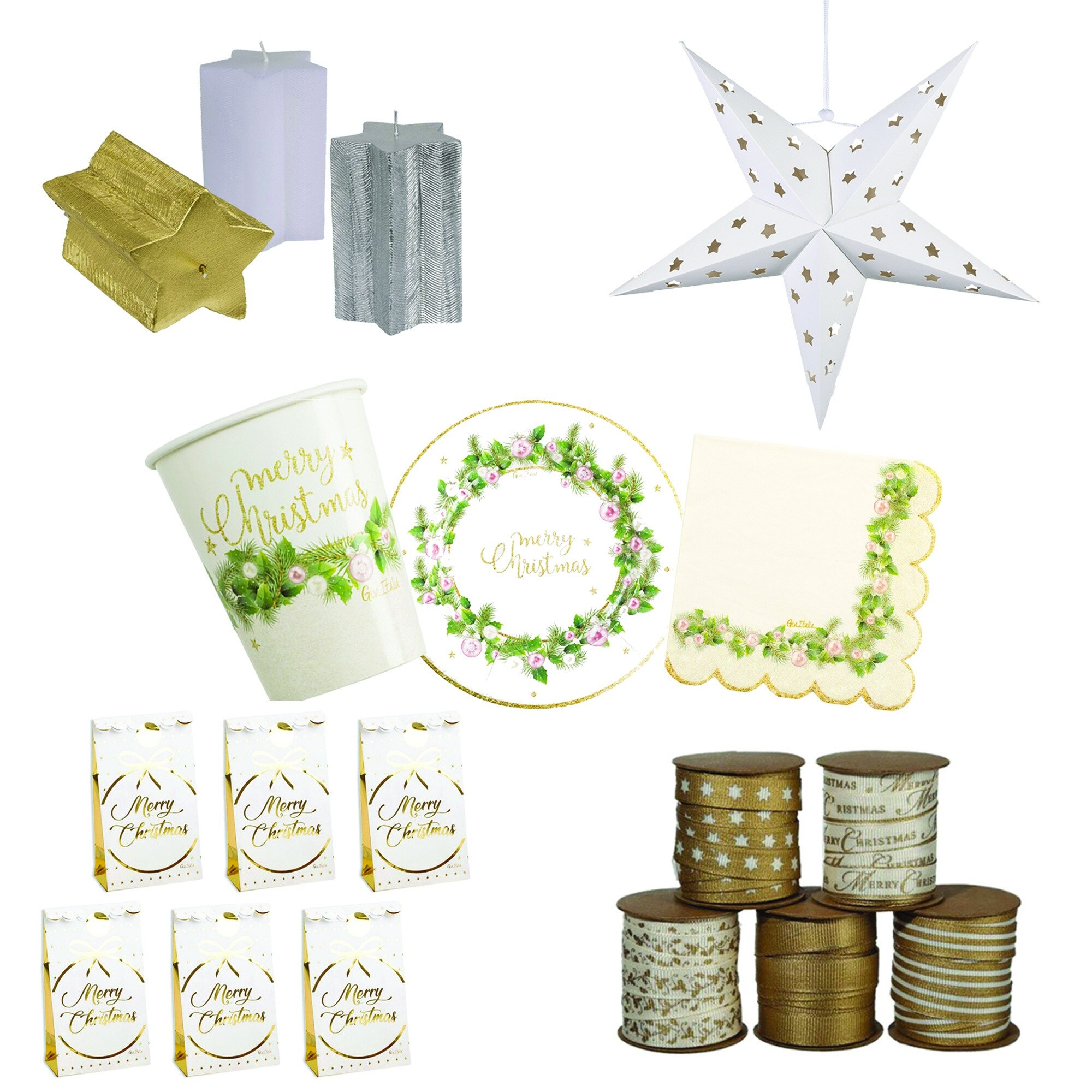 Pachet decor Craciun, Radar Decor, set 41 piese