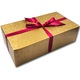 Pachet cadou festiv, CADOURI PREMIUM®, model Festive Gold, cu spumant alb Festiv Domeniile Bohotin, cafea Bianchi, praline Ferrero si trufe de ciocolata