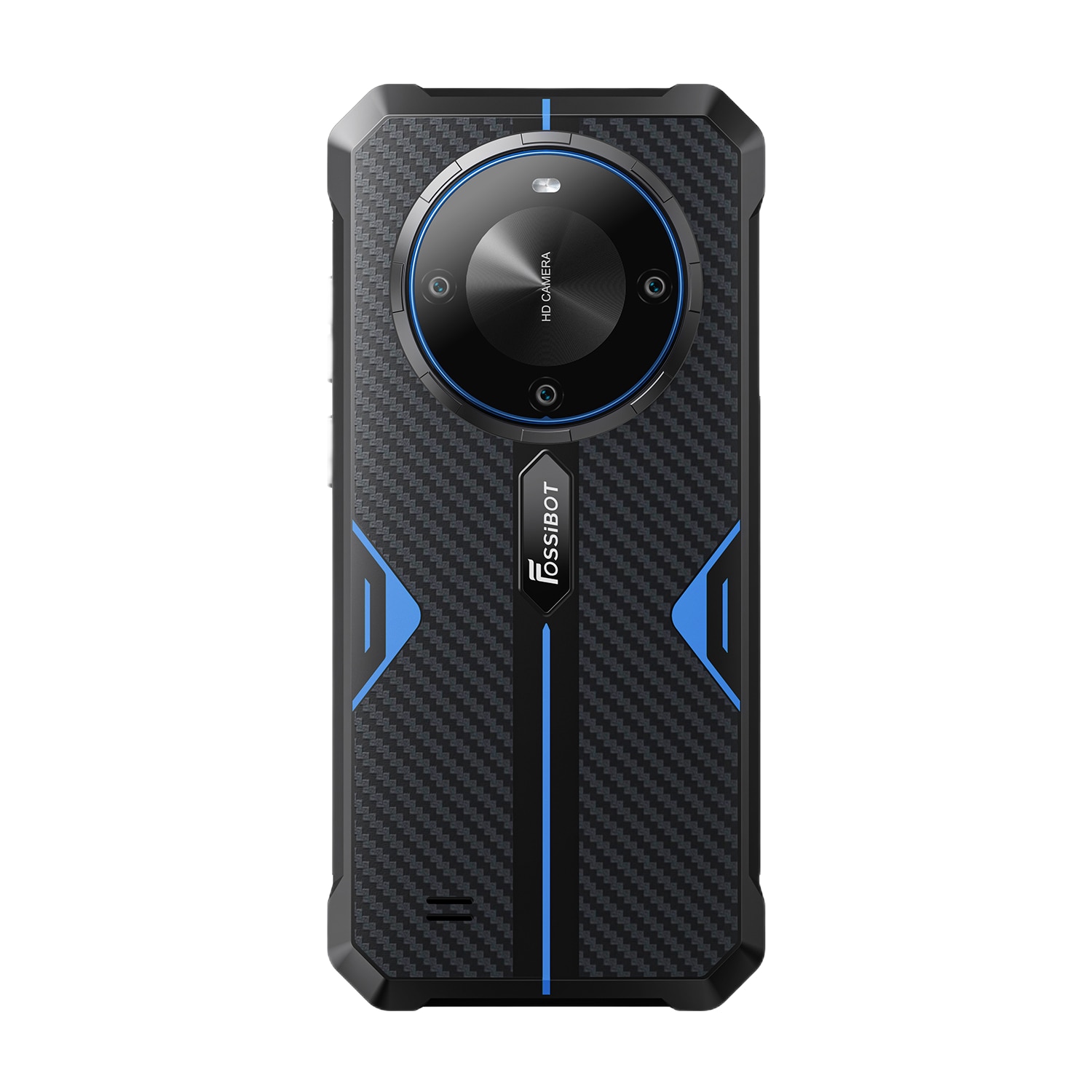 Telefon mobil FOSSIBOT F105, 5G, Dual SIM, Octa-Core, 6.7-inch, 12GB RAM (4GB + 8GB ext), 64GB, NFC, 10300mAh, Rezistent IP68/IP69K, Certificari UN38.3 / MSDS / Air Freight / Maritime Transport, Android 14, Blue