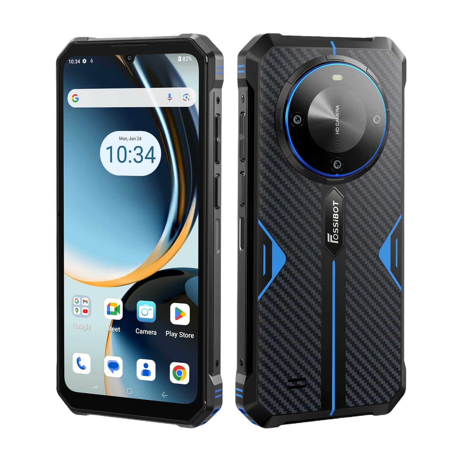 Telefon mobil FOSSIBOT F105, 4G, Dual SIM, Octa-Core, 6.7-inch