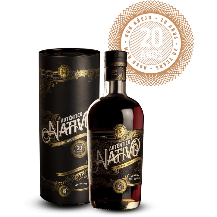 Auténtico Nativo 20 éves 40% -os 0,7 liter