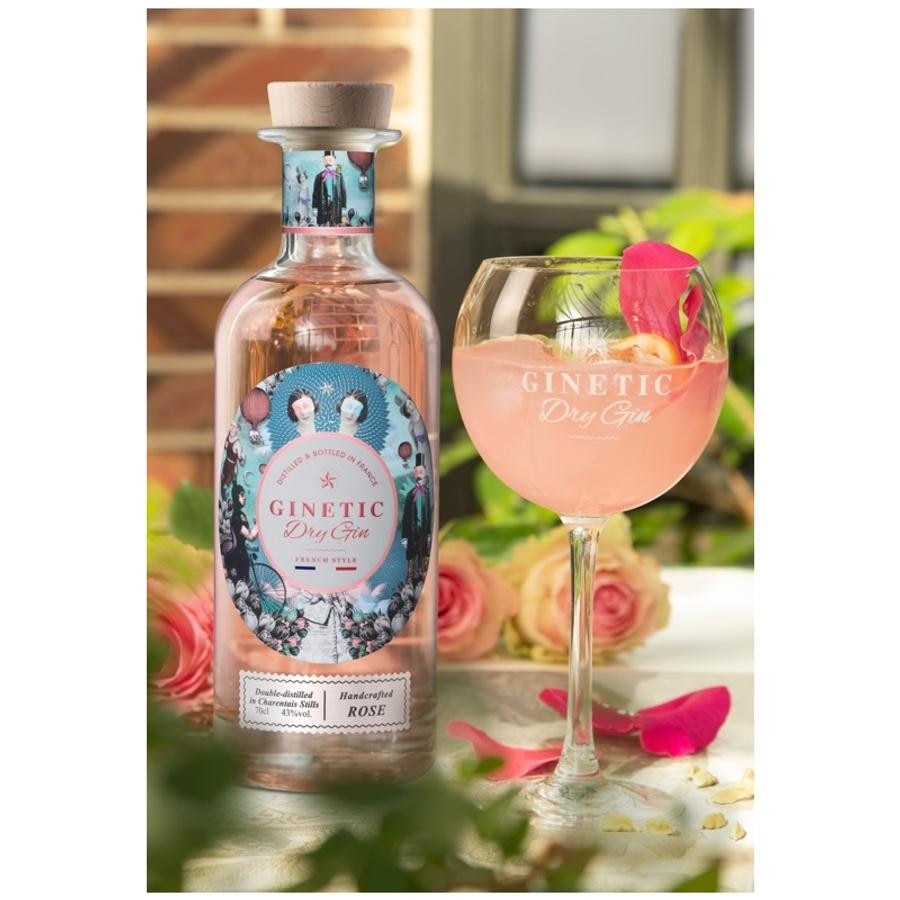 Ginetic Rose Gin 43%-os 0, 7 liter - eMAG.hu