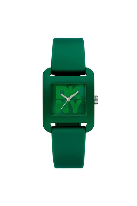 Ceas dama DKNY DK1L002P0065, verde, 26x30mm, rezistent la apa 3 ATM