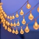 Lumini solare Glob de Cristal Feicaeesa® 12m, 100 LED, alb cald, 8 moduri de intermitere, Impermeabile, Interior/Exterior