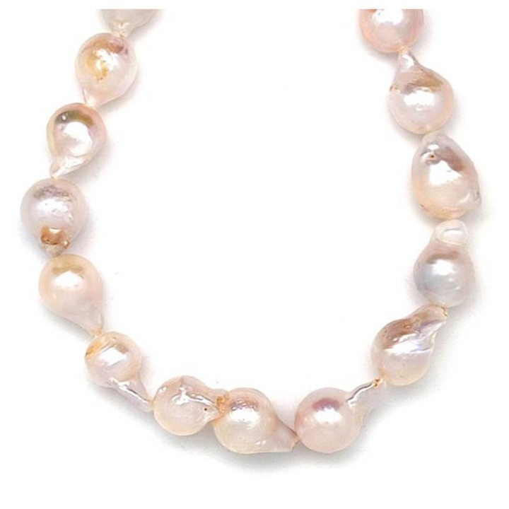 Margele minerale de cultura din apa dulce, perla, 10–14 mm, 1 sir de margele pentru confectionarea bijuteriilor