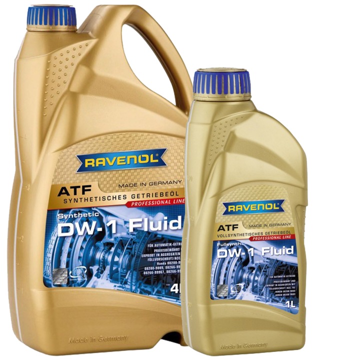 5 literes kiszerelésű Ravenol ATF DW-1 automata váltófolyadék