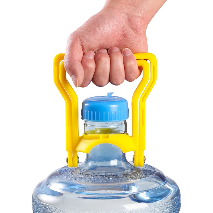 2 db SDEPOT® fogantyúkészlet, nagy kapacitású konzervdobozokhoz és palackokhoz, tartós műanyagból készült, kényelmes forma, 2 alkalommal használható, ergonomikus, könnyen használható, kék és sárga színben