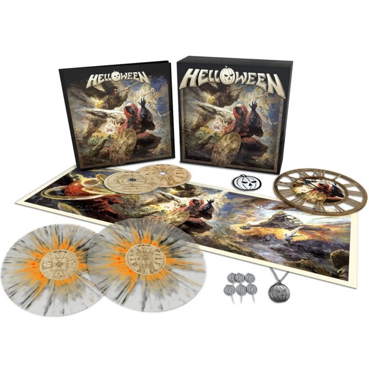 Helloween, Warner, editie limitata, vinil transparent/portocaliu, 2 LP