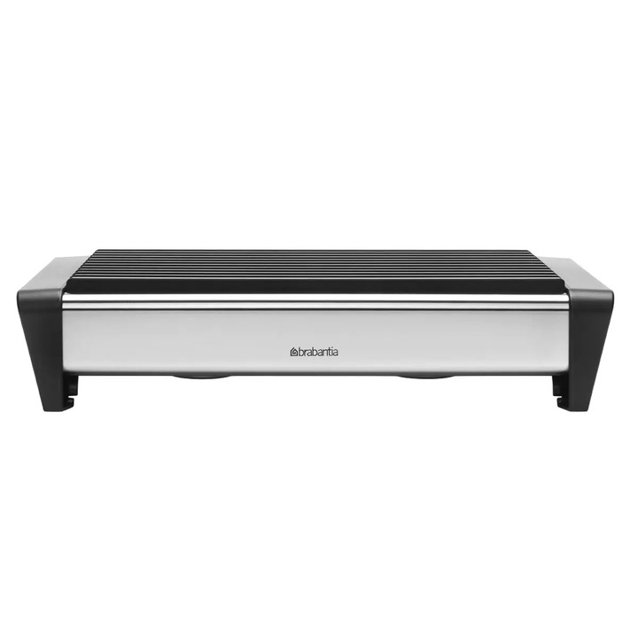 Plita/placa pentru mentinere la cald alimente Brabantia, Food Warmer, 2 suporturi pentru lumanari, suprafata din aluminiu, usor de curatat, inox
