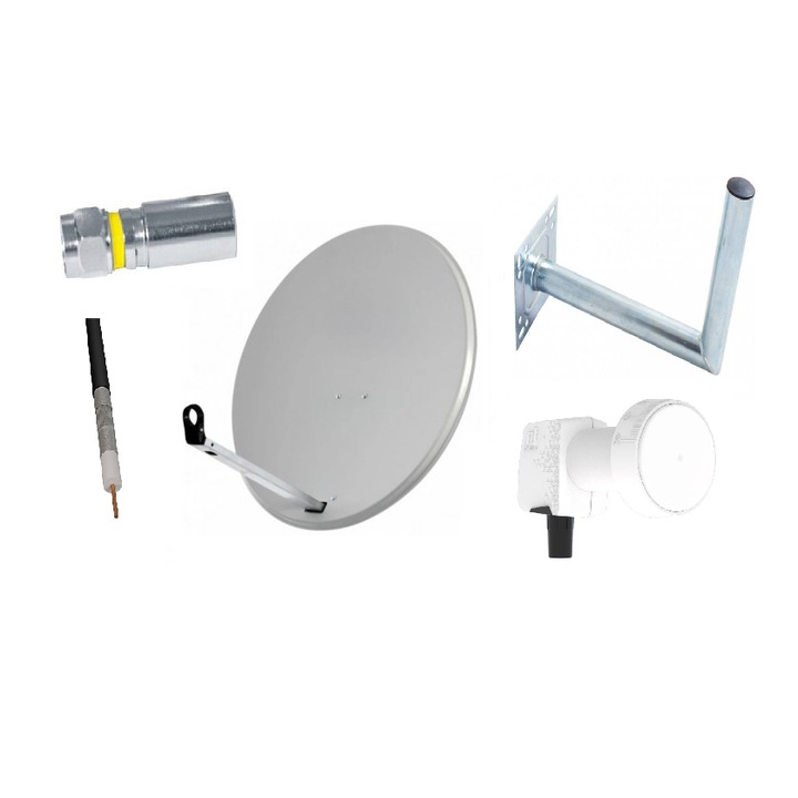 Parabola műholdvevő szett 60cm antennával