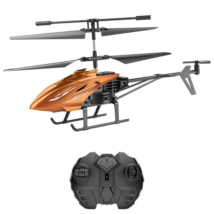 Elicopter cu telecomanda, Aijh, Auriu