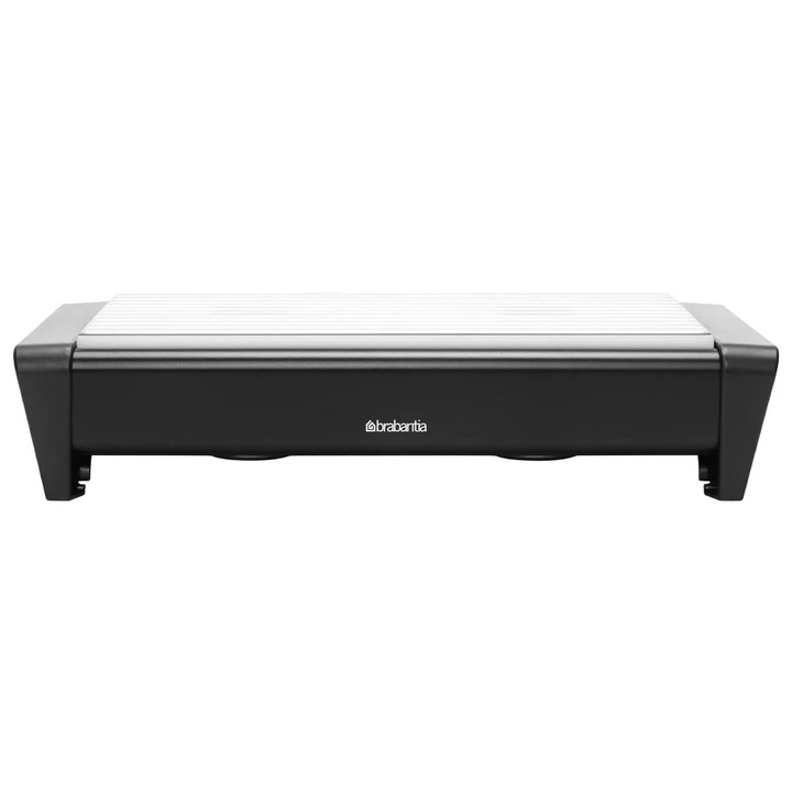 Plita/placa pentru mentinere la cald alimente Brabantia, Food Warmer, 2 suporturi pentru lumanari, suprafata din aluminiu, usor de curatat, negru
