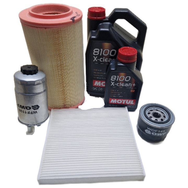 Pachet complet de revizie QWP & Motul - Fiat Ducato 2.3 JTD Multijet