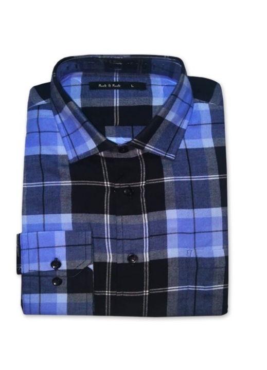 Rock&Rock férfi ing, L/XL méret, egyenes szabású, 100% pamut (kb. 60 cm mellbőség)